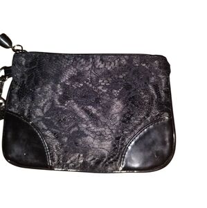 Kirna Zabete Black Lace Wristlet